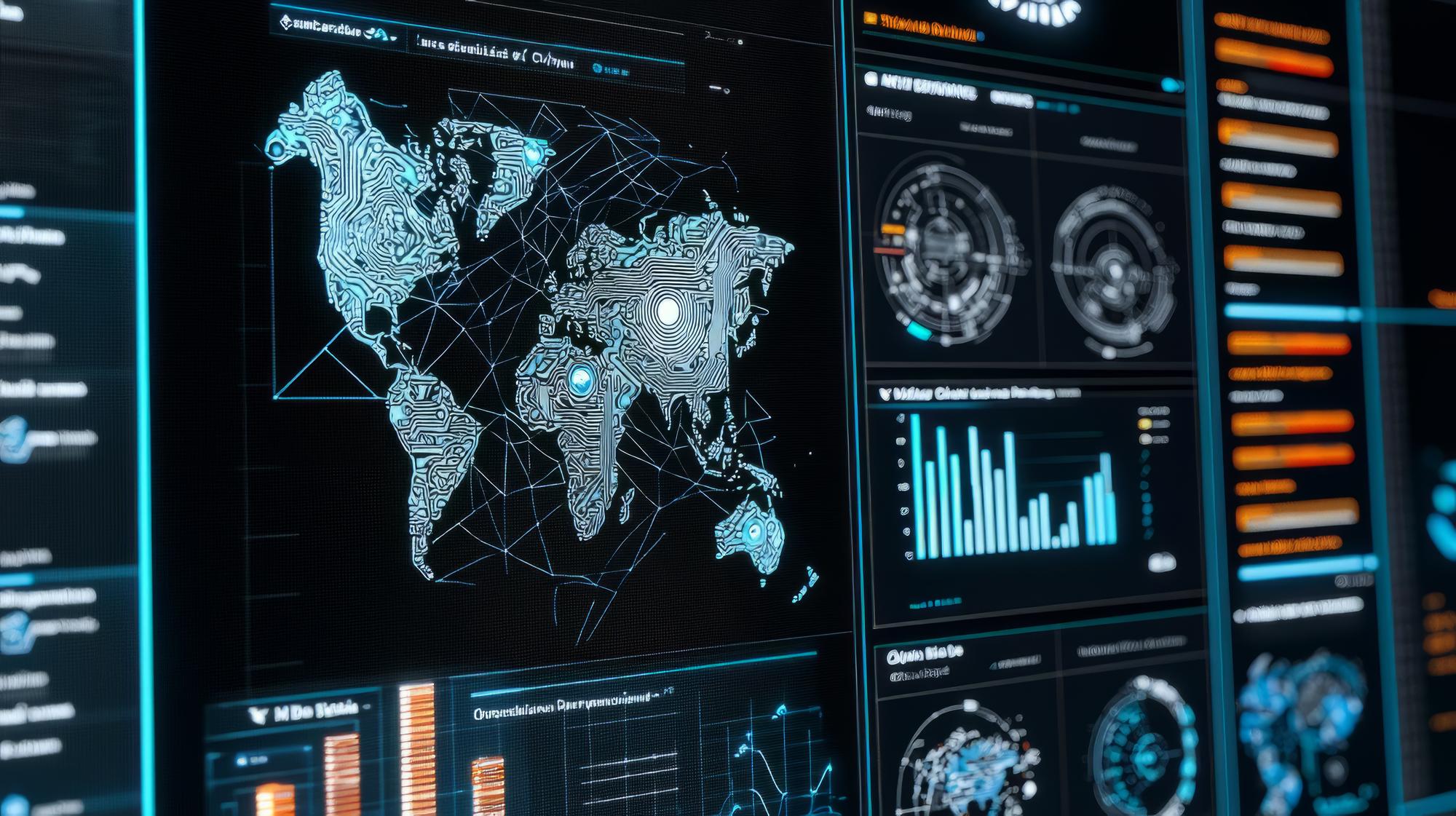 World data analytics map